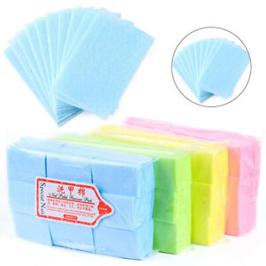 1000 Pcs Acrylic UV Gel Tips Cotton Nail Polish Remover Cleaner Wipes Lint FreY7