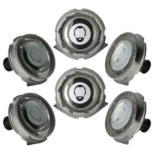 6x Lame del rasoio per Philips RQ1160XCC RQ1160CC RQ1160 RQ1160X RQ1151 RQ1155 - Foto 1 di 9
