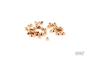 Tuerca modelo hexagonal 6KT alta 6KT latón blanco GHW 2000  - Imagen 1 de 9