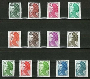 SERIE TIMBRES 2178-2190 COMPLETE NEUVE XX LUXE - LIBERTE DE DELACROIX - Photo 1/1