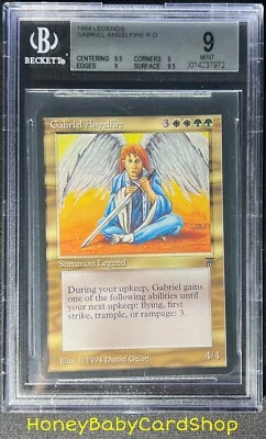 MTG Legends 1994 Gabriel Angelfire BGS 9.0Q++ (Quad++) MINT Old School 93/94 - Image 1 of 4