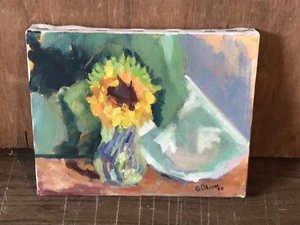EINGESTELLT KÜNSTLER GERALD BLOOM ABSTRAKTE BLUMEN UM 1968 - Bild 1 von 11