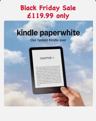 Amazon Kindle Paperwhite 7' 16GB 12th Gen Newest Version Without Ads Black - Image 1 of 4