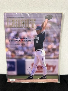 Hideo Nomo signed handsigniert Leadoff Full Magazin JSA COA - Bild 1 von 3