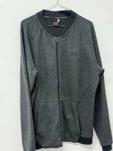Under Armour Zip Up Jacket Sweatshirt Crew Neck Gray Men's XL 1320723 - Picture 1 of 7