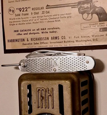 Vintage U.S.A. Queen Cutlery Military Issue Pocket Knife - Q 1986 - Image 1 of 4