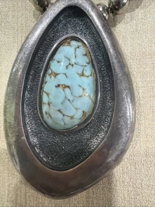 Großer Sterling Silber Anhänger nur Anhänger ist Silber die Kette Perle ist nicht Des lesen - Bild 1 von 7