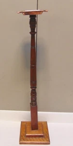 Cenicero de pie vintage de madera dura y cobre re 398 (ENVÍO GRATUITO REINO UNIDO) - Imagen 1 de 12