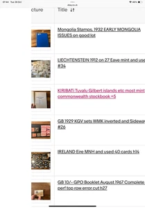 World stamp glory box 8 unsold lots as shown - Picture 1 of 11