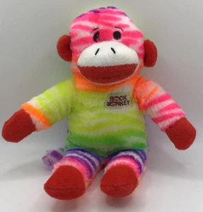 Dan Dee Sock Monkey Plus Rainbow Colors Collectors Choice - Picture 1 of 4