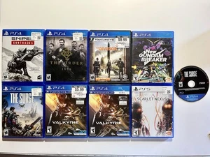 PS4 PlayStation 4 Bundle Video Game Lot🔥Surge The Order New Gundam - Picture 1 of 4