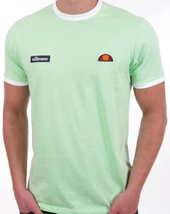 Camiseta Ellesse para hombre con timbre verde/blanco - Fedorini manga corta algodón jersey - Imagen 1 de 3