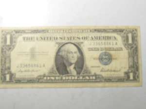 Silberzertifikat Blaues Siegel 1957 1 $ - #11269-4 - Bild 1 von 7