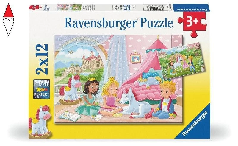 RAVENSBURGER PUZZLE 2X12 PZ UN AMICIZIA INCANTEVOLE - Immagine 1 di 1