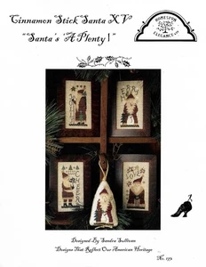 Santa 'A Plenty I by Homespun Elegance cross stitch pattern - Picture 1 of 1