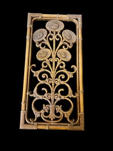 Dart Industries Flower Wall Hanging MCM Home Decor Art Vintage Dutch Design - Picture 1 of 2