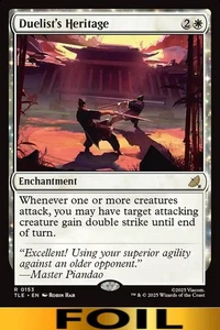 1x - Duelist's Heritage - FOIL #153 - Avatar: Eternal - NM MTG - Picture 1 of 1
