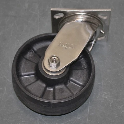 Albion Lenkrolle 05NG06201S, 6" x 2" Nylonrad, Edelstahl - Bild 1 von 4