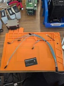 Super Micro SAS to 4 Sata female and 8Pin, CBL-0188L, Rev B, 67204018888. - Picture 1 of 7
