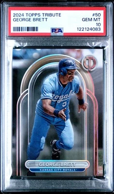 George Brett 2024 Topps Tribute #50 PSA 10 - Image 1 of 2