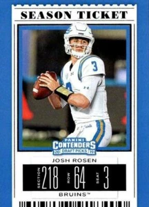 2019 Panini Contenders Draft - JOSH ROSEN #54 season ticket 🏈 - Picture 1 of 2