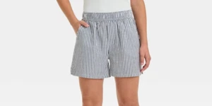 Girls' Striped Boxer Shorts - Art Class™ - Picture 1 of 4