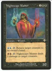 LP raro de Magic The Gathering Nightscape Master Invasion - Imagen 1 de 2