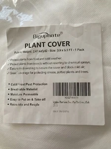 Large Plant Covers 4 Pack 47”W x 61”H Winter . Drawstring Closure. - Picture 1 of 2