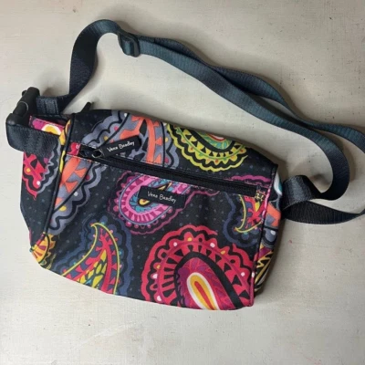 Riñonera con estampado de cachemira oscura Vera Bradley Riñonera Bolso Cintura Foto 1 de 3