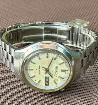 Reloj automático ALARMA Seiko 4006-6061 Bell Matic para hombre esfera blanca vintage Japón Foto 1 de 4