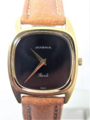Reloj Vintage Chapado en Oro 18K Unisex JUVENIA RIVOLI 17 Joyas* EXLNT Foto 1 de 4