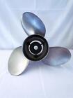 3 Blade Stainless Steel Boat Propeller M14 1/4x18 Right Hand Unbranded 14" Dia