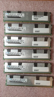 Samsung 32GB 4Rx4 PC3L-10600R M393B4G70DM0-YH9 DDR3 Low Voltage ECC Server RAM - Image 1 of 4