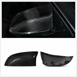 Cubierta de espejo de fibra de carbono seca para BMW X5M F85 X6M F86 2015-18 SUV reemplazar A - Imagen 1 de 5