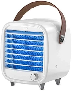 Desk Cooler Fan, Small Air Conditioner Cooling Fan, Rechargeable Built-in Ice... - Picture 1 of 11