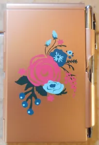 NEW Wellspring Flip Note Sherbet Floral Notepad with Pen - Picture 1 of 1