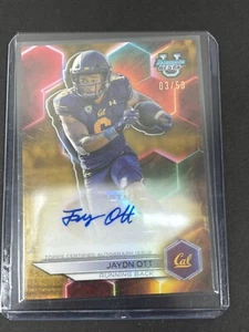 2023 Bowman Best U Jaydn Ott Auto Gold /50 NFL Draft 2026 - Picture 1 of 3