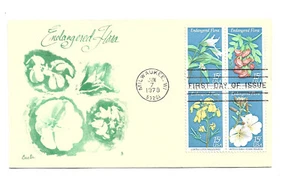 1783-86 Endangered Flora, block of 4, Integrity, FDC - Picture 1 of 1