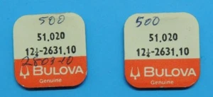 Genuine Bulova Watch Stems 51.020 12 1/4" Cal 2631.10 Watchmaker Parts 2 ea - Bild 1 von 2