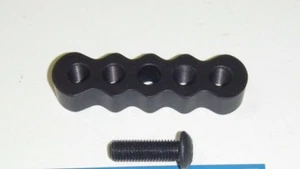 DAVIS STABILIZER OFFSET BRACKET - 5 hole-Black( one holes-four tapped) - Picture 1 of 1