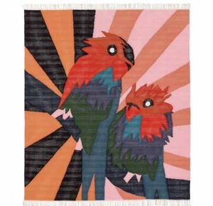 Craig Green "IKEA Art Event 2019" FlatWoven Rug "Paradise" 5' 9" x 6' 7" - Picture 1 of 12