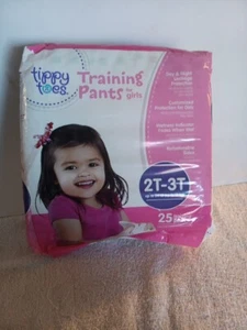 Tippy Toes, Training Pants for Girls, 2T-3T UP TO 34LBS - Picture 1 of 2