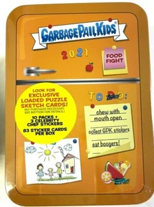 Cubo de basura Topps 2021 niños comida lucha refrigerador lata (naranja) - Imagen 1 de 1