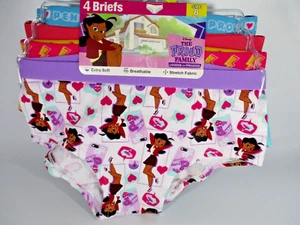 Disney The Proud Family Girls Underwear Briefs Size 8 4 Pack - Picture 1 of 4