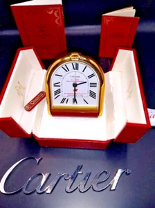 *** Cartier United States Polo Open Championship Award Clock - With Red Box *** - Picture 1 of 14