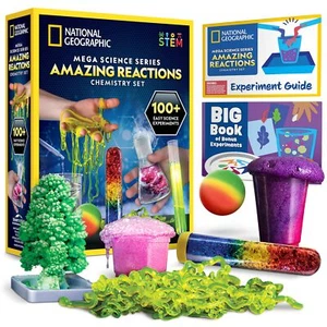 NATIONAL GEOGRAPHIC Amazing Chemistry Set - Chemistry Kit - Picture 1 of 7