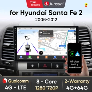4+64GB Carplay Android12 Autoradio GPS DAB+ Für Hyundai Santa Fé II CM 2006-2012 - Bild 1 von 13