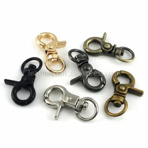 1pz Chiusure Gancio Aragosta Trigger Piccoli Ganci a Scatto in Metallo Accessori Artigianali in Pelle - Foto 1 di 14
