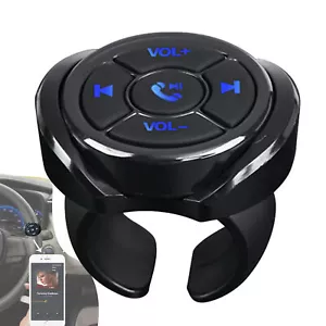 Bluetooth Wireless Media Button Car Steering Wheel Remote Control for Motorcycle - Picture 1 of 9