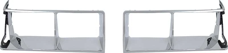 1984-87 Buick Regal; Headlight Bezels; Chrome; RH & LH; Pair — 第 1/1 张图片